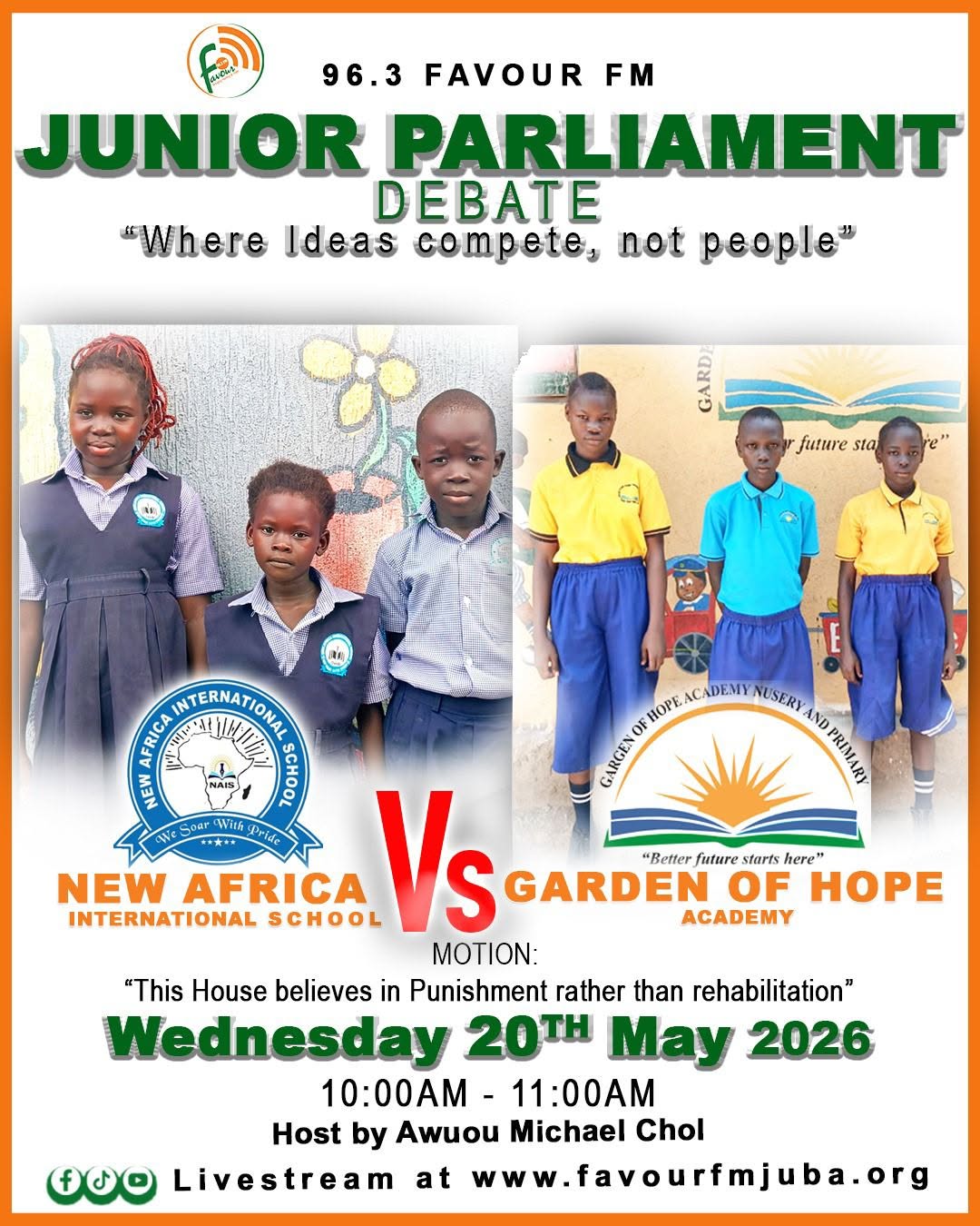 Debating at New Africa International School