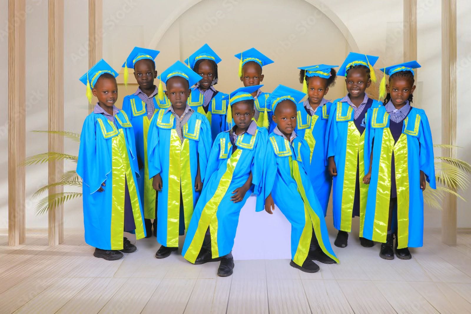 New Africa International School pupils